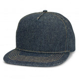 Denim Flat Peak Cap - 114246-2