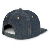 Denim Flat Peak Cap - 114246-1