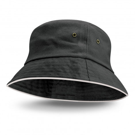 Bondi Bucket Hat - White Sandwich Trim - 115740-6