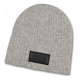 Nebraska Heather Cable Knit Beanie With Patch - 120950-3