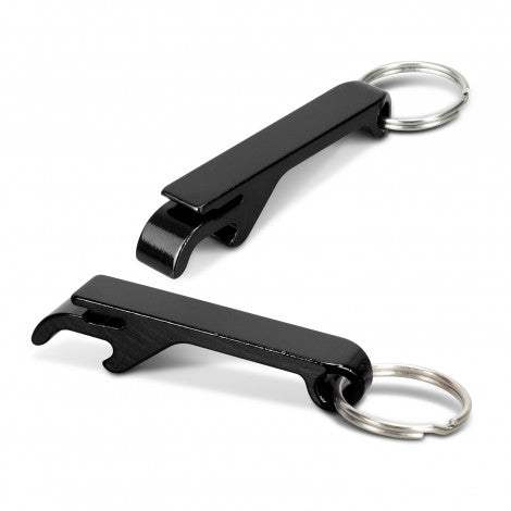 Snappy Metal Bottle Opener Key Ring - 123584-9