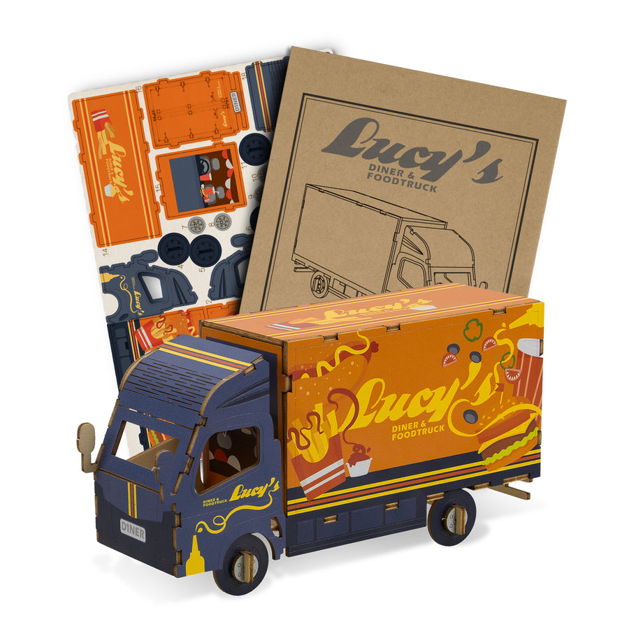 BRANDCRAFT Small Truck Wooden Model - 124032