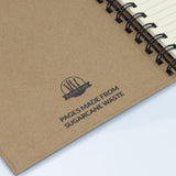 Sugarcane Paper Spiral Notebook - 124163-4