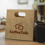 Medium Die Cut Paper Bag Landscape - 125050-2