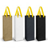 Wine Ribbon Handle Paper Bag - 125054-4