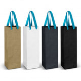 Wine Ribbon Handle Paper Bag - 125054-10