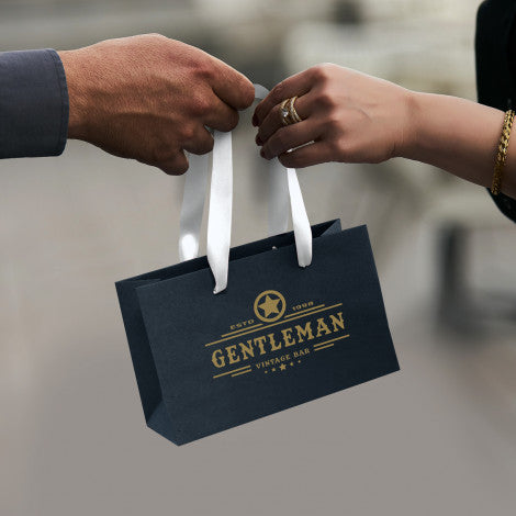 Small Ribbon Handle Paper Bag - 125056-2