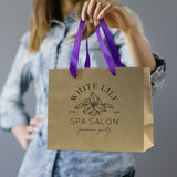 Medium Ribbon Handle Paper Bag - 125057-2