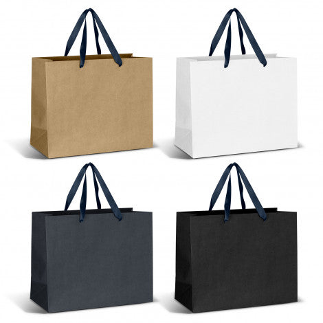 Large Ribbon Handle Paper Bag - 125058-11