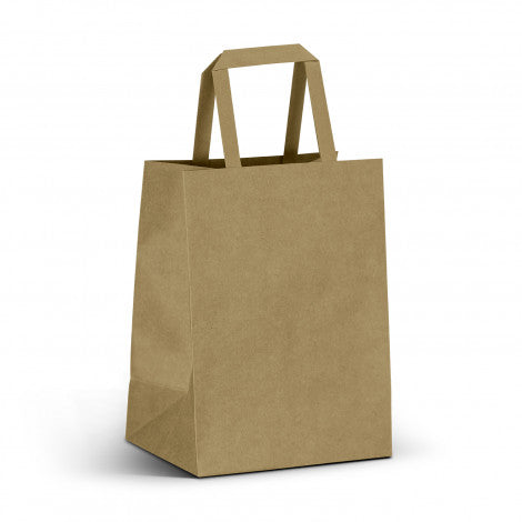 Medium Flat Handle Paper Bag Portrait - 125060-4