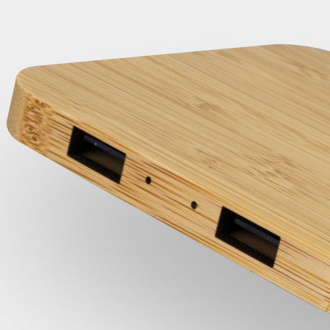 NATURA Bamboo Wireless Fast Charging Hub - 126409-2