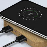 NATURA Bamboo Wireless Fast Charging Hub - 126409-4