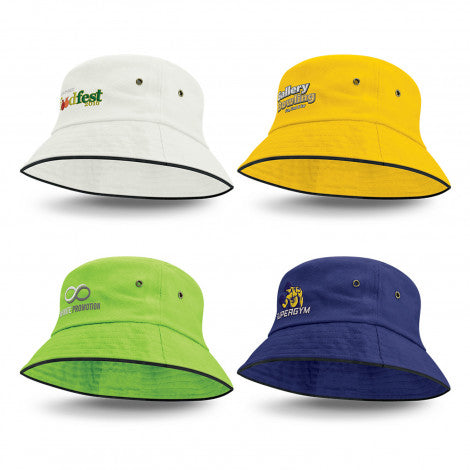 Bondi Bucket Hat - Black Sandwich Trim - Sale - 128371-0