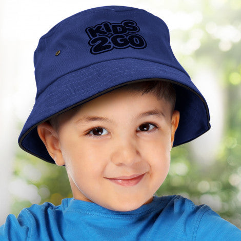 Bondi Bucket Hat - Black Sandwich Trim - Sale - 128371-1