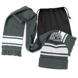Commodore Scarf and Beanie with Pom Pom Set - 129251-2