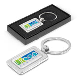 Rectangular Metal Key Ring - 100316 main-single
