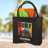 Monza Jute Tote Bag - Colour Match - 115324-1