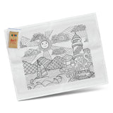Cotton Colouring Tea Towel - 116594 main