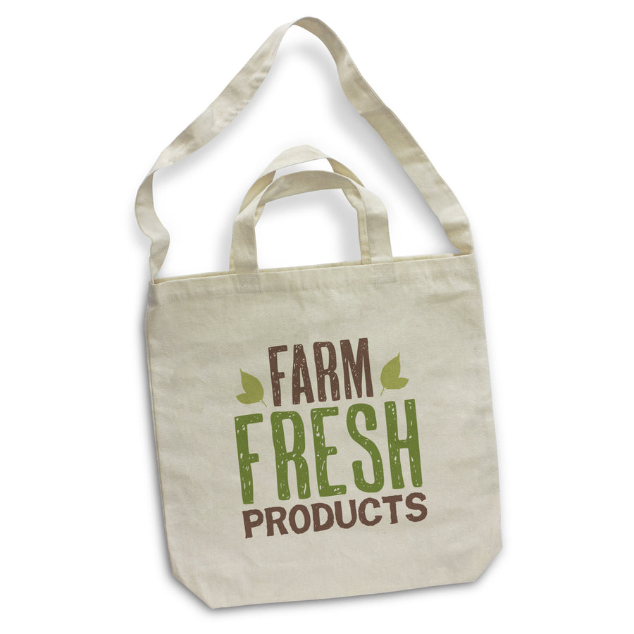 Cotton Shoulder Tote Bag - 119332