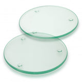 Venice Glass Coaster Set of 2 Round - Full Colour - 120165-1
