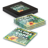 Venice Glass Coaster - Set of 4 - Square - Full Colour - 120 main