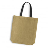 Thera Jute Tote Bag - Coloured Handles - 120518-9
