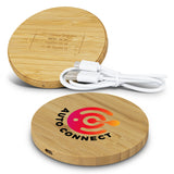 Vita Bamboo Wireless Charger - Round - 120613 main