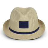 Bruno Fedora Hat - 122327 colour:Natural/Navy