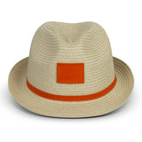 Bruno Fedora Hat - 122327 colour:Natural/Orange