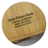 NATURA Bamboo Solar Power Bank - 122468-5