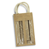 Serena Jute Double Wine Carrier - 122950 own