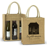 Serena Jute Triple Wine Carrier - 122951 main