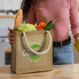 Monza Starch Jute Tote Bag - 123580-1