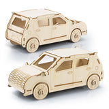 BRANDCRAFT Hatchback Car Wooden Model - 124028 own