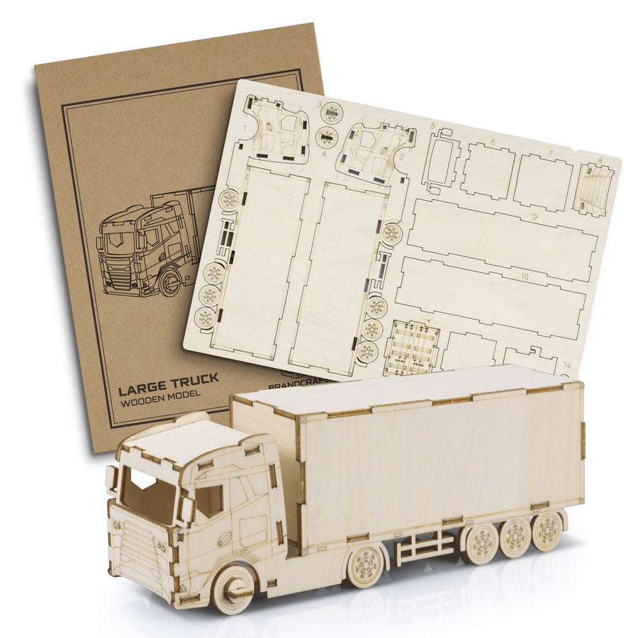BRANDCRAFT Large Truck Wooden Model - 124033