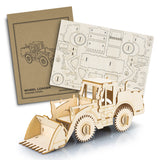 BRANDCRAFT Wheel Loader Wooden Model - 124037 main