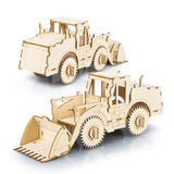 BRANDCRAFT Wheel Loader Wooden Model - 124037 own