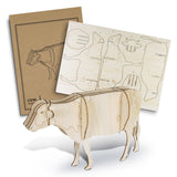 BRANDCRAFT Cow Wooden Model - 124047 main