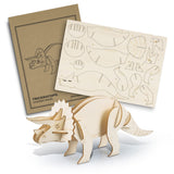 BRANDCRAFT Triceratops Wooden Model - 124056 main