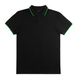 TRENDSWEAR Williams Mens Polo - 124732 colour:Black/Kelly Green
