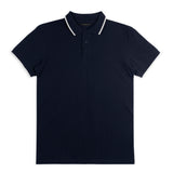 TRENDSWEAR Williams Mens Polo - 124732 colour:Navy/White