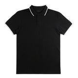 TRENDSWEAR Williams Mens Polo - 124732 colour:Black/White