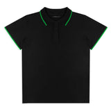 TRENDSWEAR Williams Womens Polo - 124733 colour:Black/Kelly Green