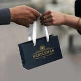 Small Ribbon Handle Paper Bag - 125056-2