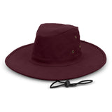 Austral Wide Brim Hat - 125571 colour:Burgundy