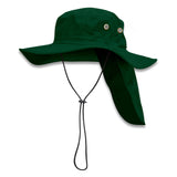 Legionnaire Wide Brim Hat - 125572 colour:Bottle Green