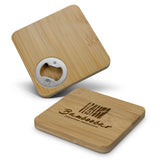 Bamboo Bottle Opener Coaster - Square - 125939 main