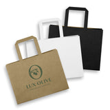 Medium Flat Handle Paper Bag Landscape - 125940 main