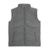 TRENDSWEAR Newport Mens Puffer Vest - 125976 colour:Heather Charcoal