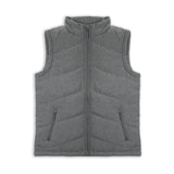 TRENDSWEAR Newport Womens Puffer Vest - 125977 colour:Heather Charcoal